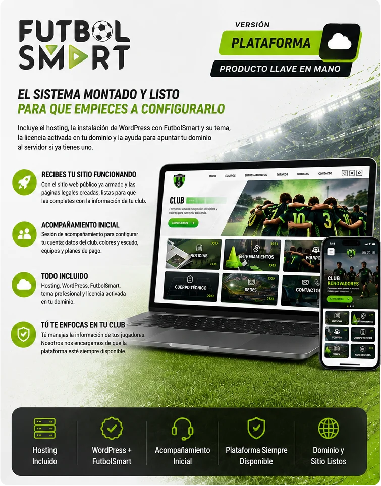FutbolSmart Plataforma